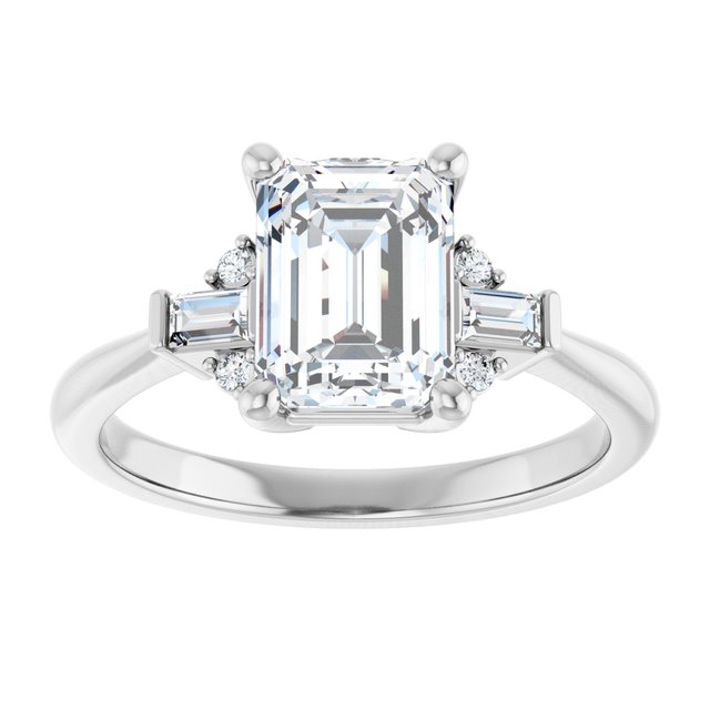 Accented Engagement Ring