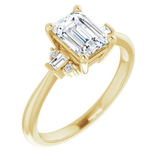 Accented Engagement Ring