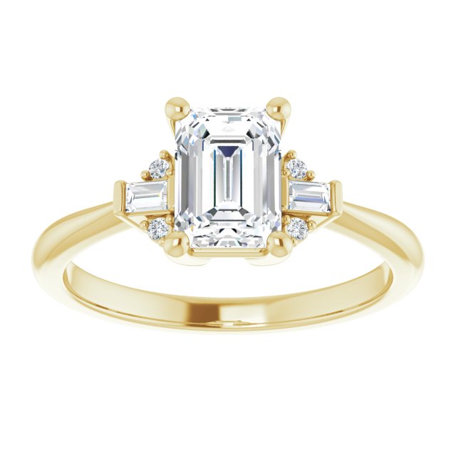 Accented Engagement Ring