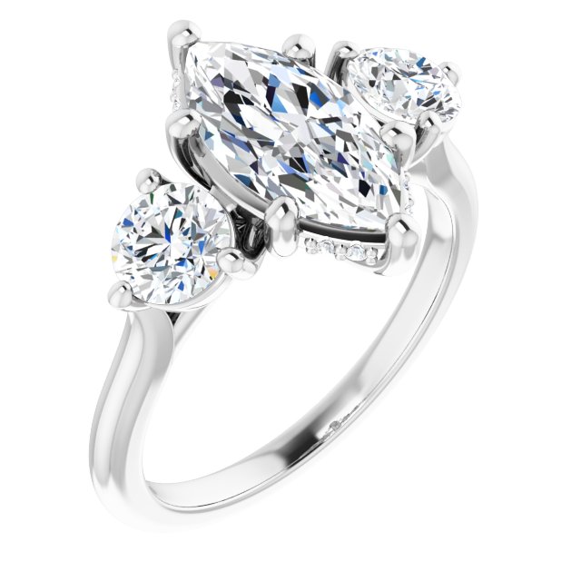 Three-Stone Engagement Ring