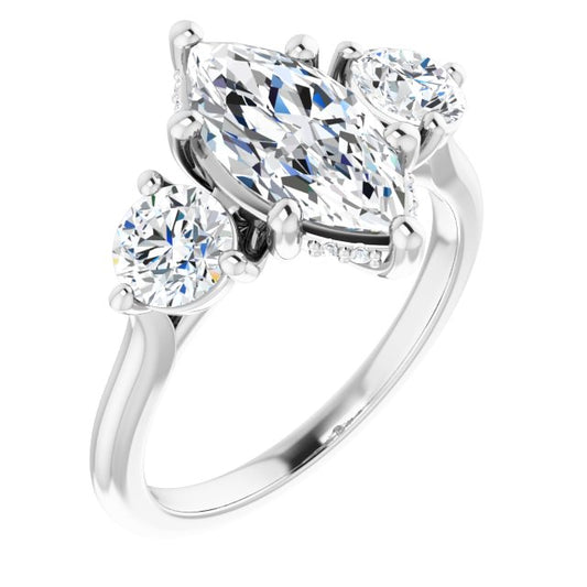 Three-Stone Engagement Ring