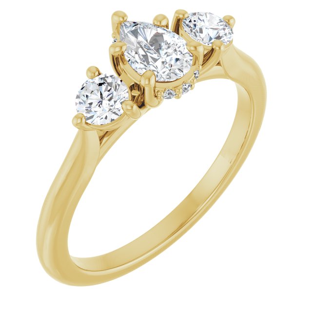 Three-Stone Engagement Ring