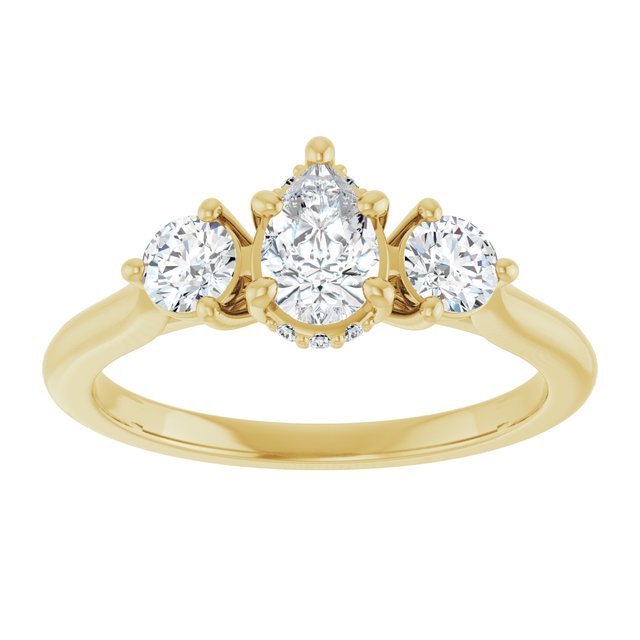 Three-Stone Engagement Ring
