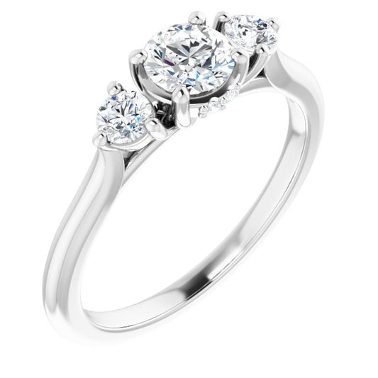 Three-Stone Engagement Ring