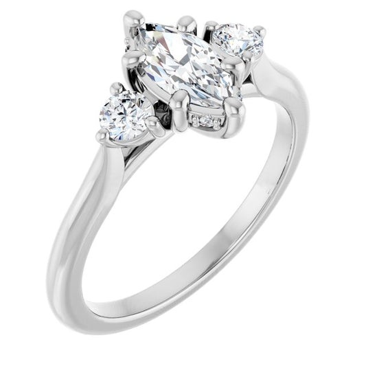 Three-Stone Engagement Ring