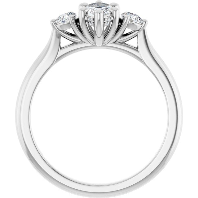 Three-Stone Engagement Ring