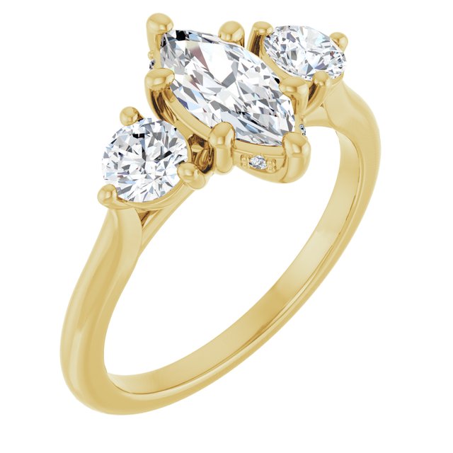 Three-Stone Engagement Ring