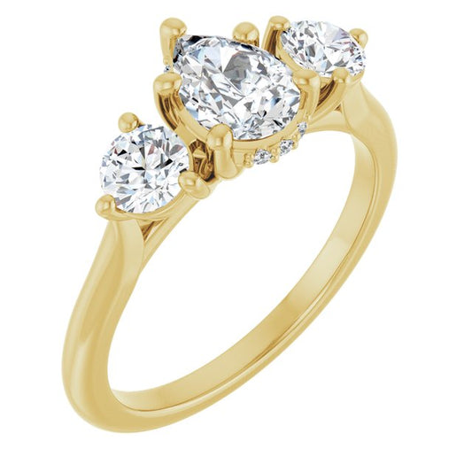 Three-Stone Engagement Ring