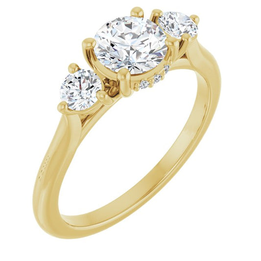 Three-Stone Engagement Ring