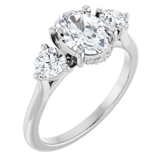 Three-Stone Engagement Ring