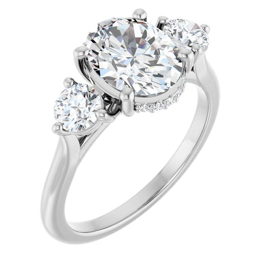 Three-Stone Engagement Ring