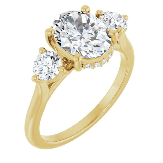 Three-Stone Engagement Ring