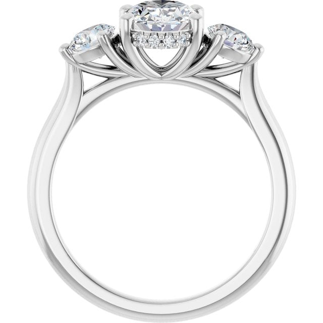 Three-Stone Engagement Ring