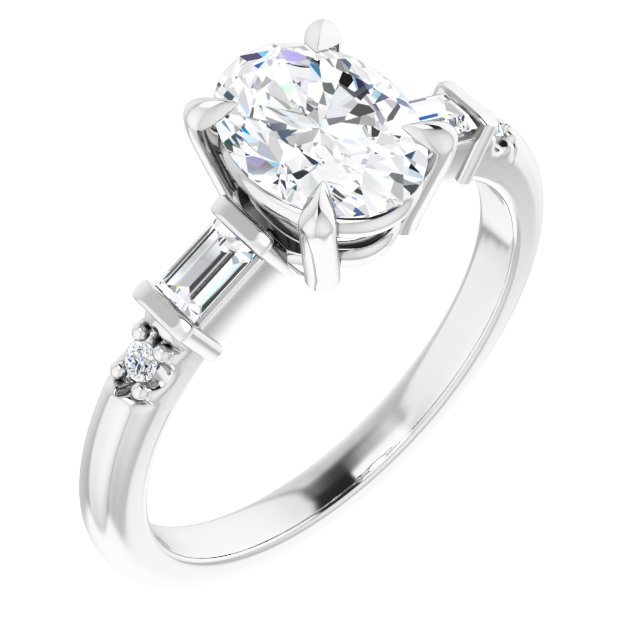 Accented Engagement Ring