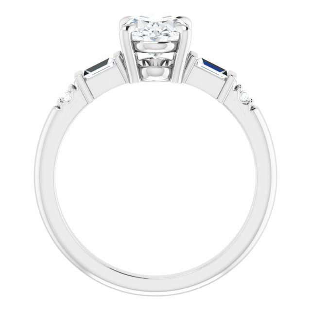 Accented Engagement Ring