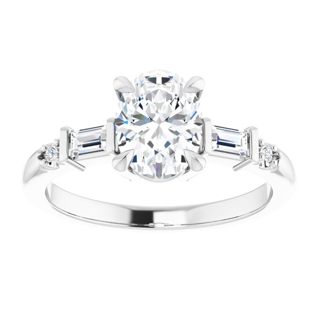 Accented Engagement Ring