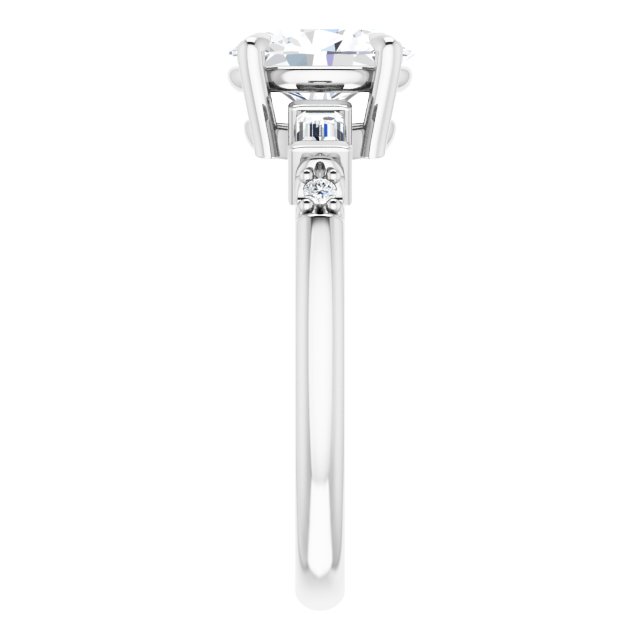 Accented Engagement Ring