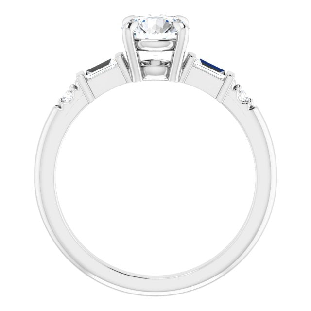 Accented Engagement Ring