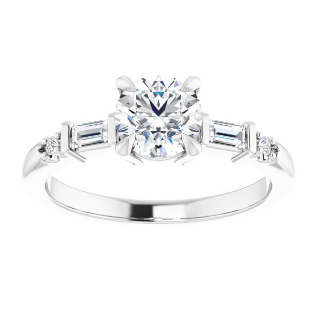 Accented Engagement Ring