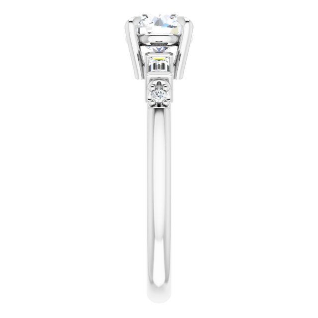 Accented Engagement Ring
