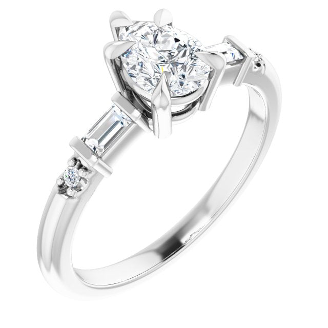 Accented Engagement Ring