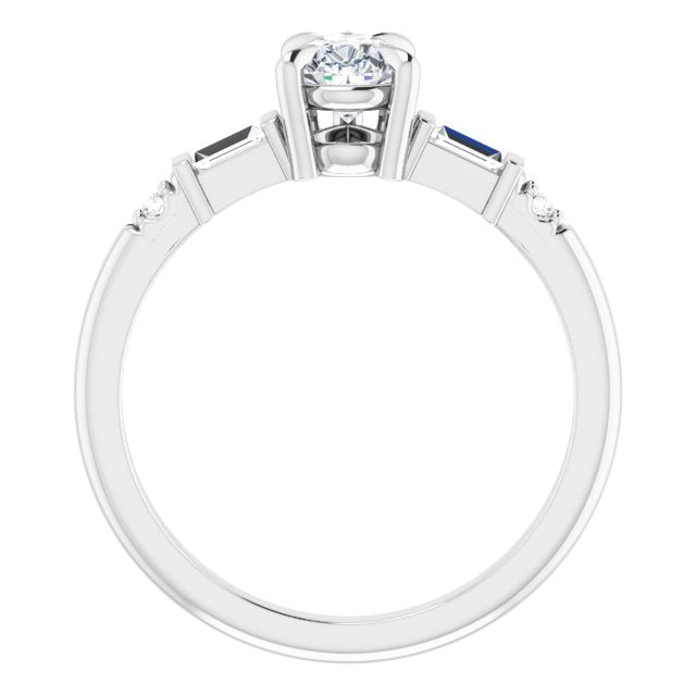 Accented Engagement Ring