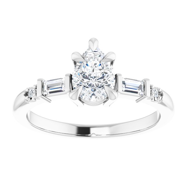 Accented Engagement Ring