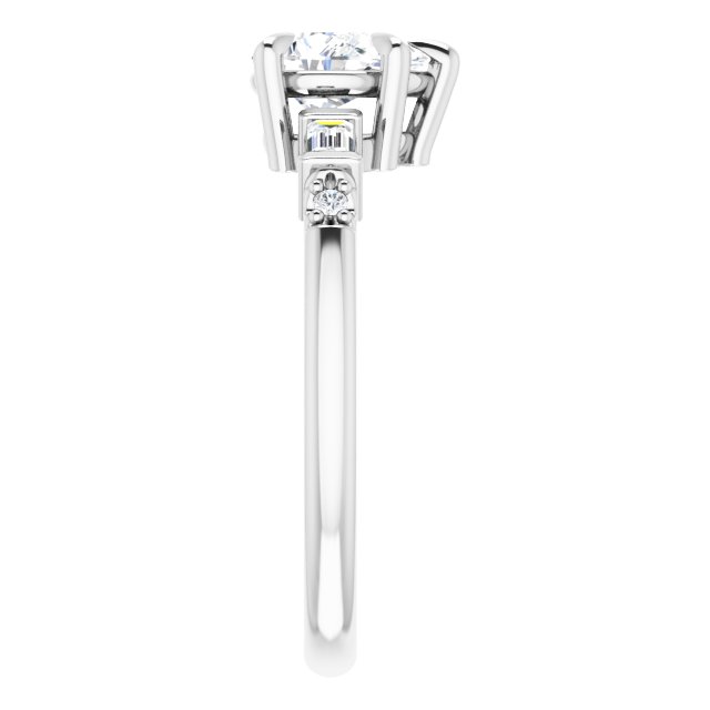 Accented Engagement Ring