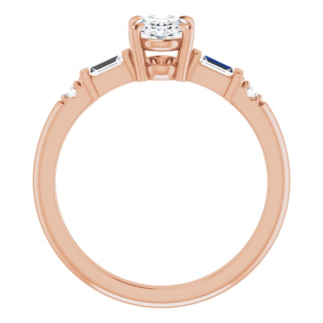 Accented Engagement Ring