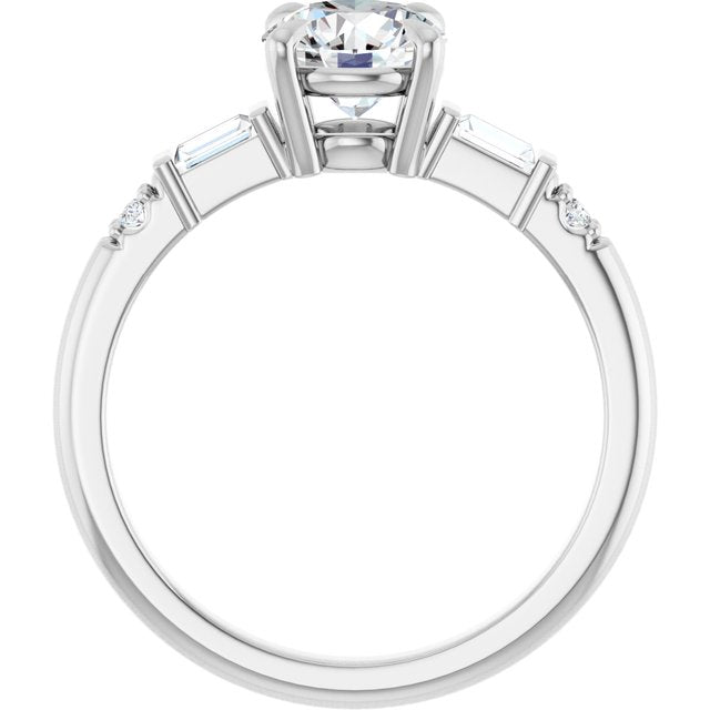 Accented Engagement Ring