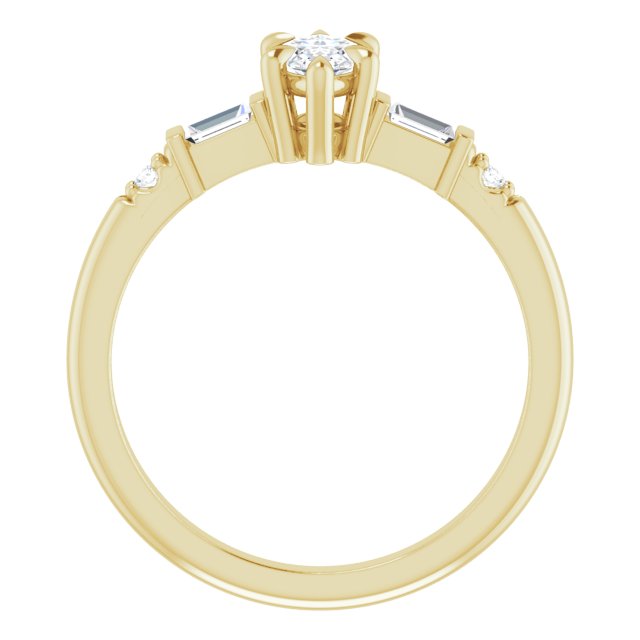 Accented Engagement Ring