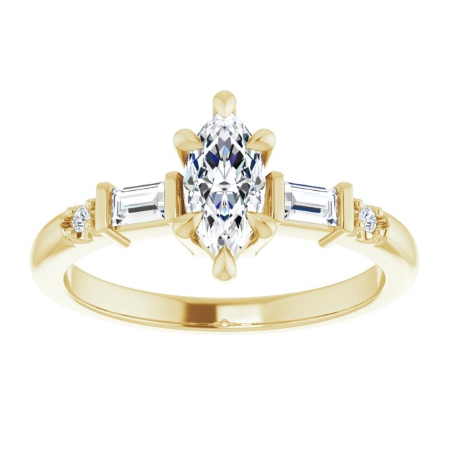 Accented Engagement Ring
