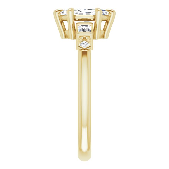 Accented Engagement Ring