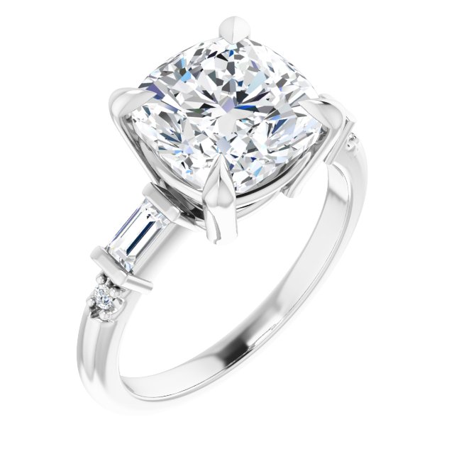 Accented Engagement Ring