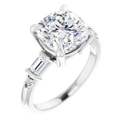Accented Engagement Ring