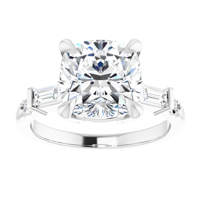 Accented Engagement Ring