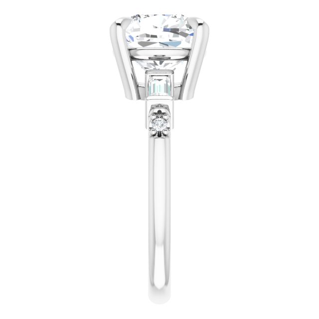 Accented Engagement Ring