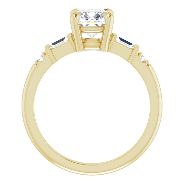 Accented Engagement Ring