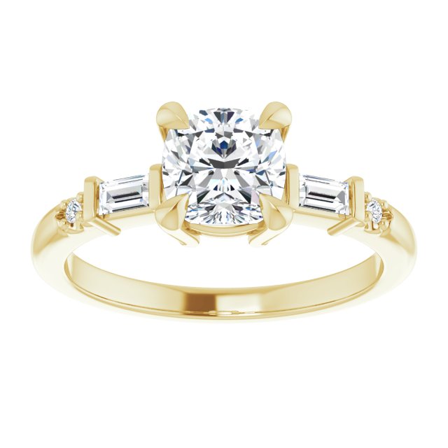 Accented Engagement Ring