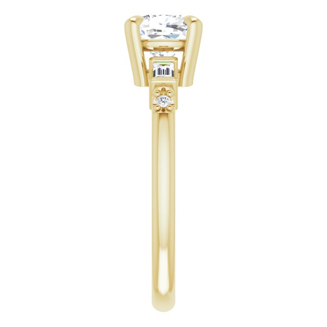 Accented Engagement Ring