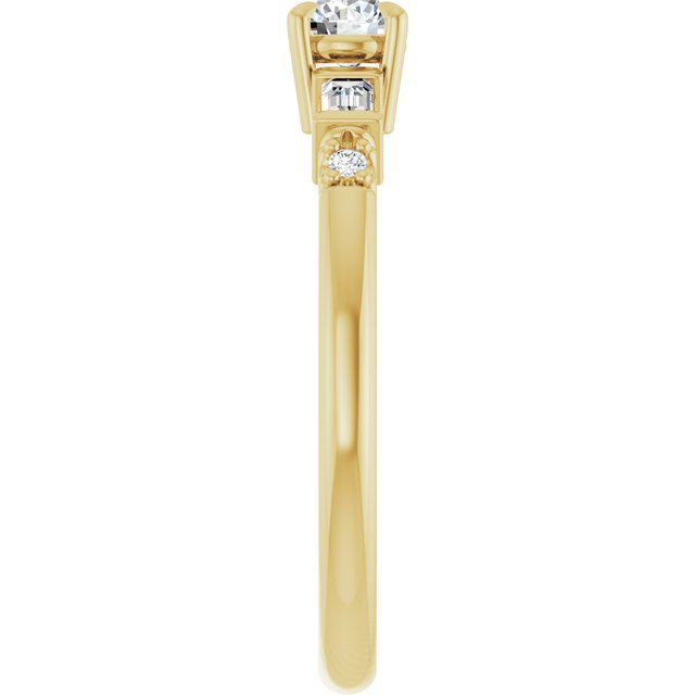 Accented Engagement Ring