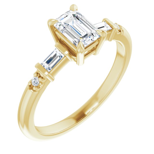 Accented Engagement Ring