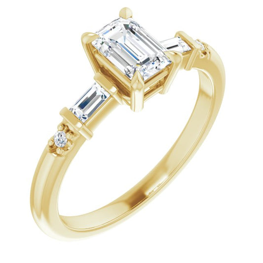 Accented Engagement Ring
