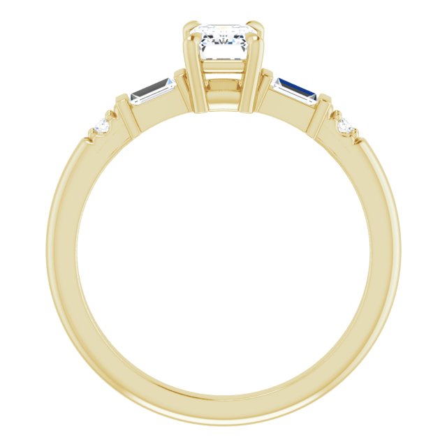 Accented Engagement Ring