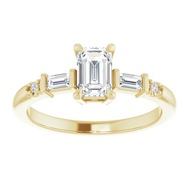 Accented Engagement Ring