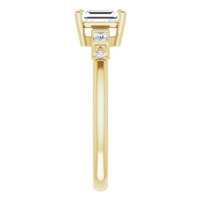 Accented Engagement Ring