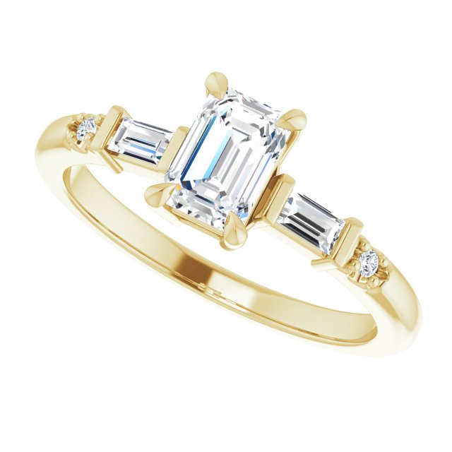 Accented Engagement Ring