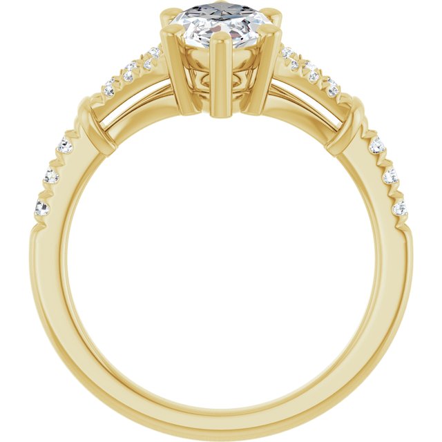 Accented Engagement Ring