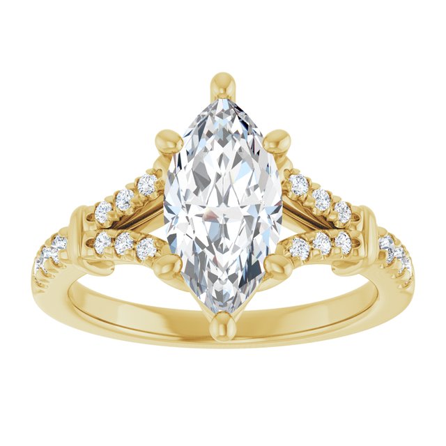 Accented Engagement Ring