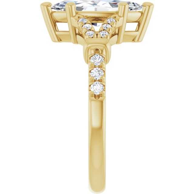 Accented Engagement Ring